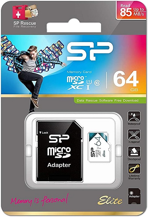 Карта памяти microSDXC 64 ГБ Silicon