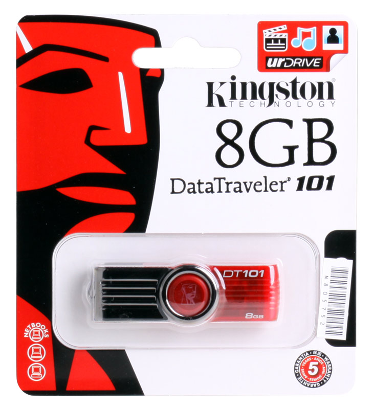 USB-флэш 8 ГБ Kingston DataTraveler 101