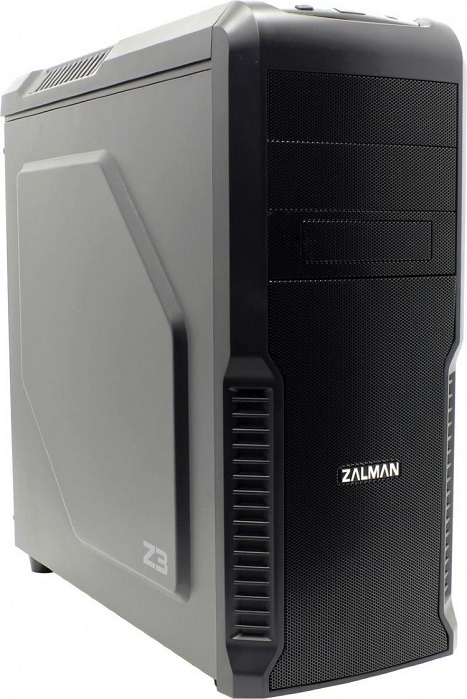 Корпус Zalman Z3; ATX; Midi-Tower; 3х120