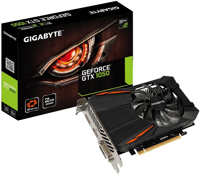 Видеокарта nVidia GTX 1050 Gigabyte GV-N1050D5-2GD;