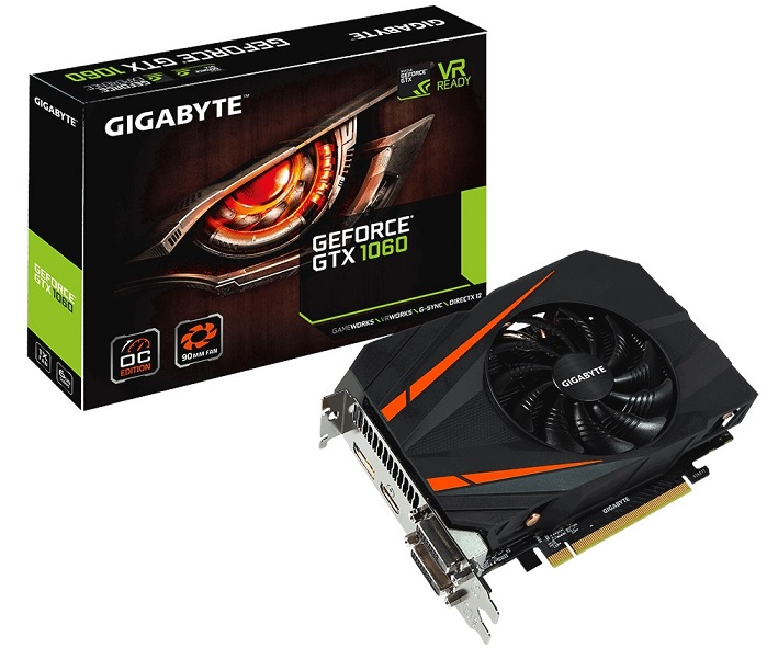 Видеокарта nVidia GTX 1060 Gigabyte GV-N1060IXOC-6GD;