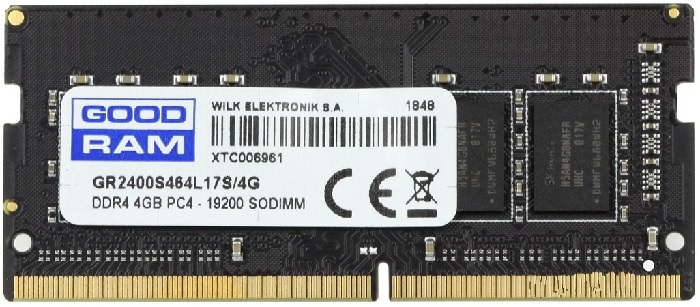 Оперативная память SO-DIMM DDR4 4Гб GoodRam