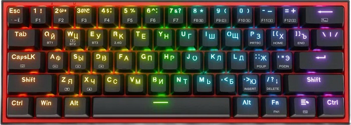 Клавиатура Redragon Fizz Pro (70666); механическая;