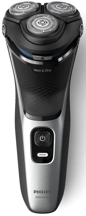 Электробритва роторная Philips S3143/00; 3 секции+триммер;