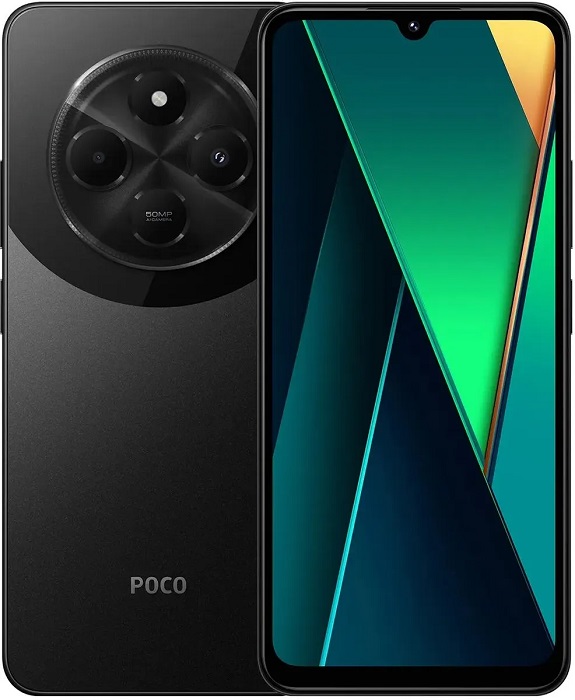 Смартфон POCO C75 6/128Гб Black (2410FPCC5G);