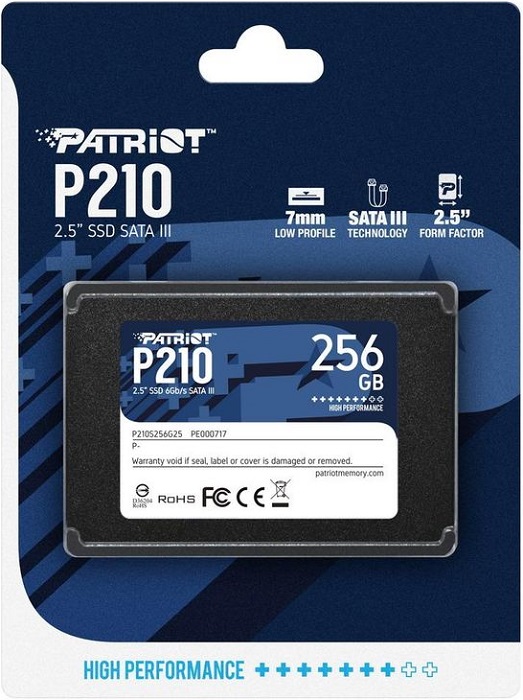 SSD-накопитель 2.5" 256Гб Patriot Memory P210