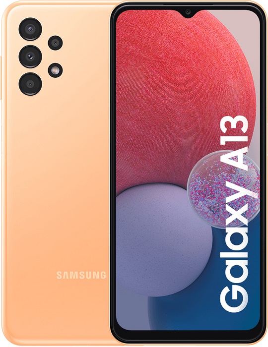 Смартфон Samsung Galaxy A13 4/64Гб Peach