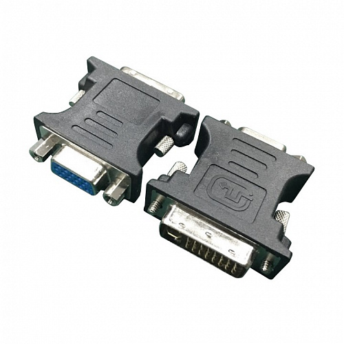 Переходник DVI-VGA Cablexpert (A-DVI-VGA-BK); 29M/15F; чёрный