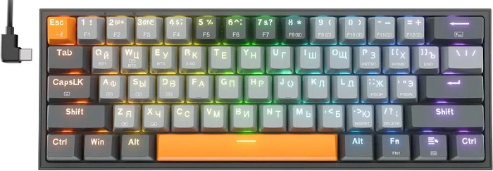 Клавиатура Redragon Fizz Pro (72601); механическая;