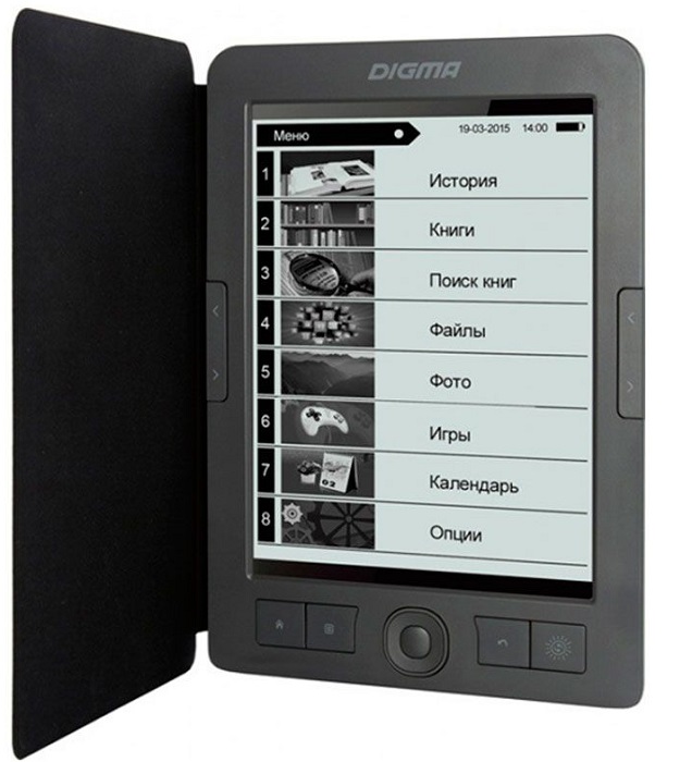 Электронная книга Digma R656; 6"E-ink Carta
