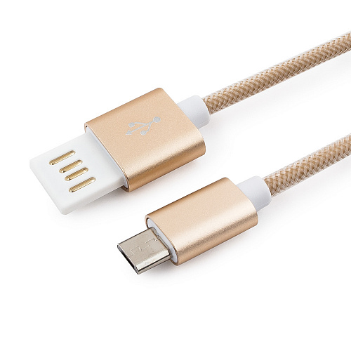 Кабель AM/microBM 5p Cablexpert (CCB-mUSBgd1m); 1
