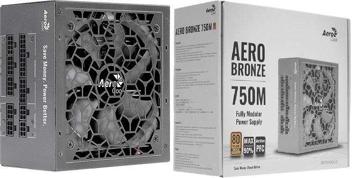 Блок питания 750 Вт AeroCool AERO