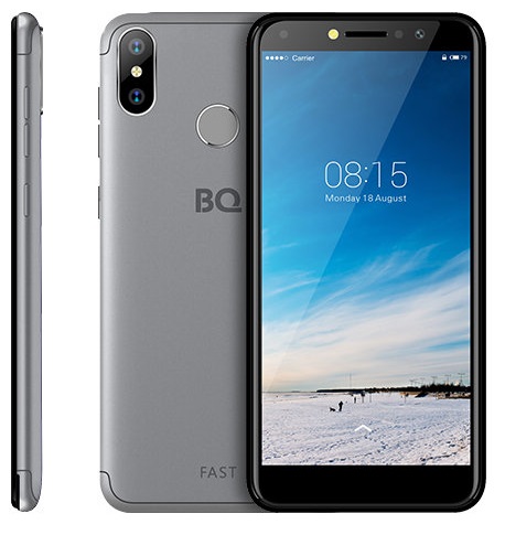 Смартфон BQ Fast 2/16Гб Titanium Gray