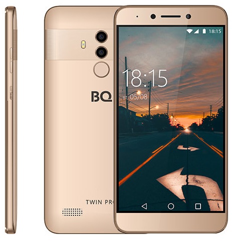 Смартфон BQ TwinPro 4/32Гб Gold (BQ-5517L);