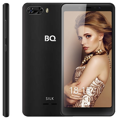 Смартфон BQ Silk 1/8Гб Black (BQ-5520L);