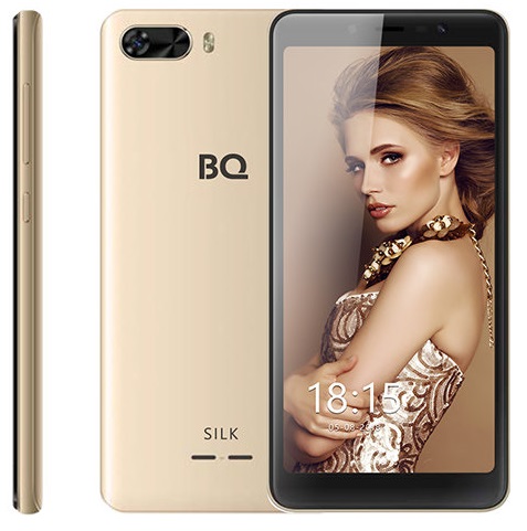 Смартфон BQ Silk 1/8Гб Gold (BQ-5520L);