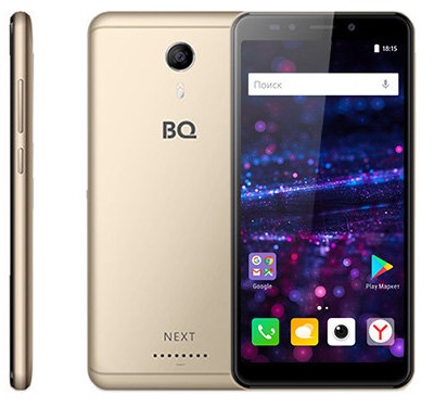 Смартфон BQ Next 1/8Гб Gold (BQ-5522);
