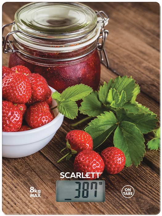 Весы кухонные Scarlett SC-KS57P61; 8 кг;
