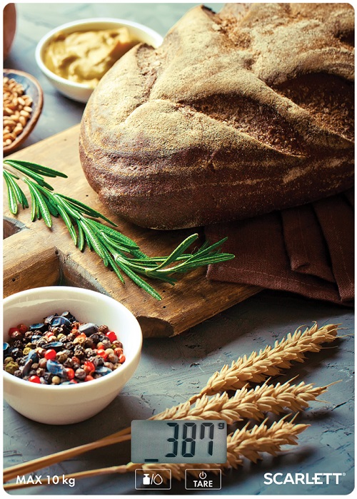Весы кухонные Scarlett SC-KS57P65; 10 кг;