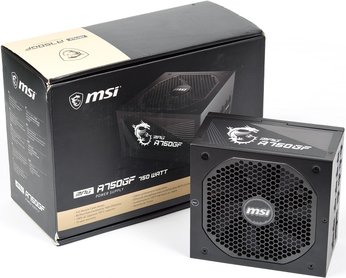 Блок питания 750 Вт MSI MPG