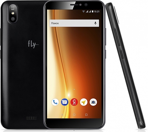 Смартфон Fly Life Play Black; 5.45"(960x480);