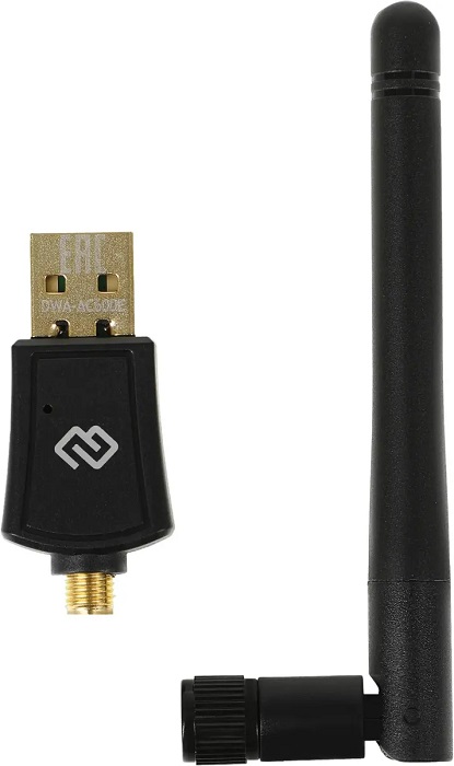 Адаптер WiFi USB Digma DWA-AC600E; 600