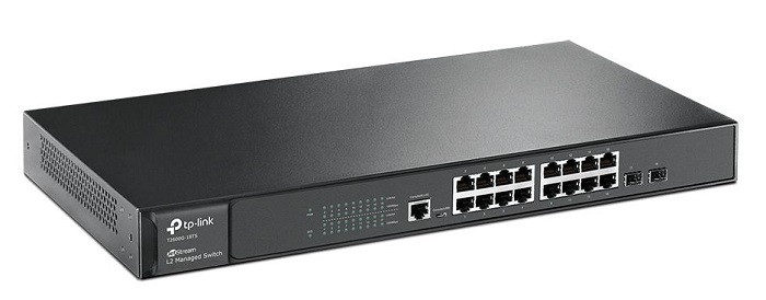 Коммутатор TP-Link T2600G-18TS (TL-SG3216); 16xRJ-45, 2xSFP;