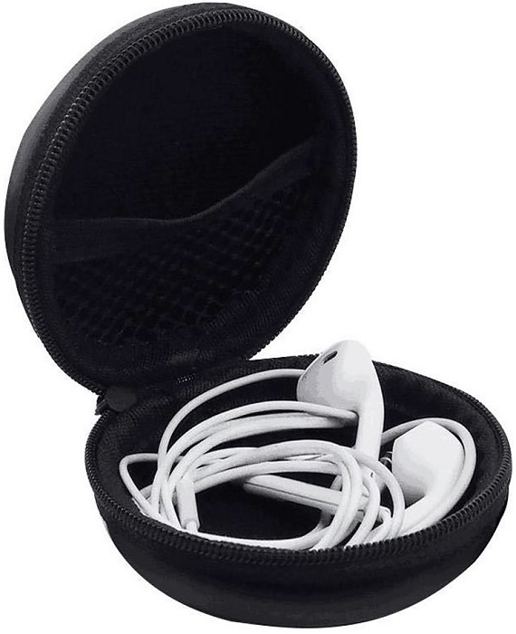 Защитный чехол-кофр Krutoff Black для наушников