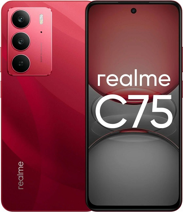 Смартфон Realme C75 8/256Гб Red (RMX3941);