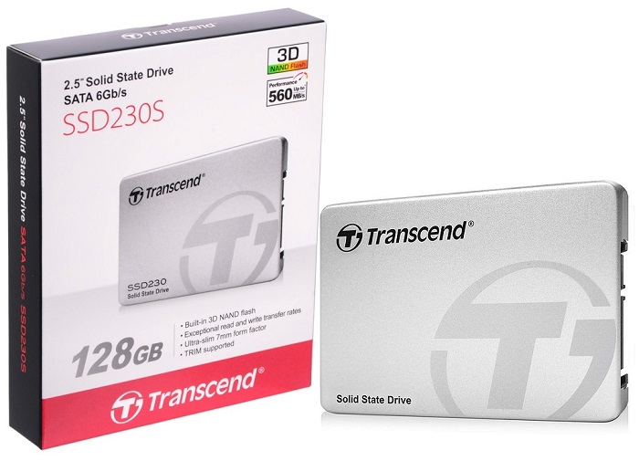 SSD-накопитель 2.5" 128Гб Transcend 230S (TS128GSSD230S);