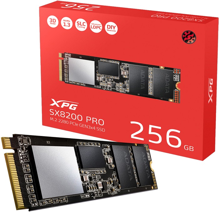 SSD-накопитель M.2 NVMe 256Гб A-Data XPG