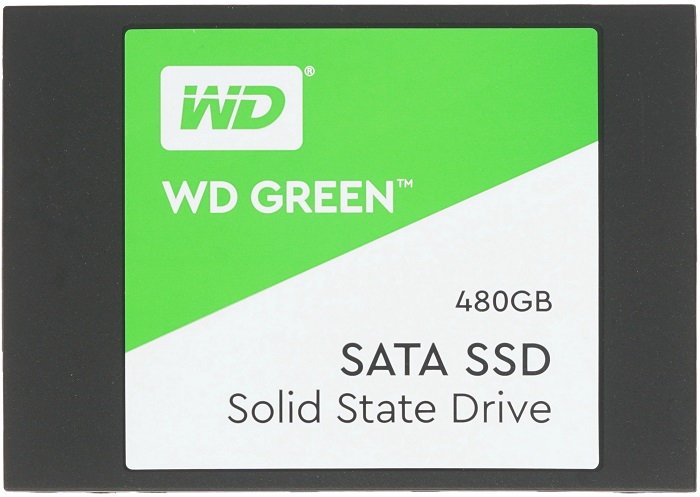 SSD-накопитель 2.5" 480Гб WD Green (WDS480G3G0A);