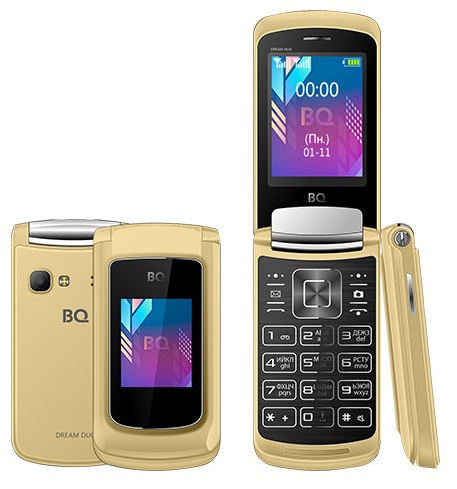 Мобильный телефон BQ DreamDUO Gold (BQ-2433);