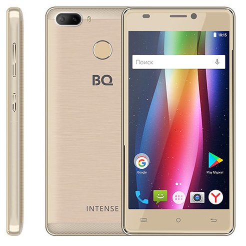 Смартфон BQ Intense 2/16Гб Gold Brushed