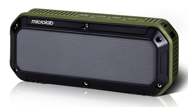 Портативная акустика Bluetooth Microlab D861BT black/green
