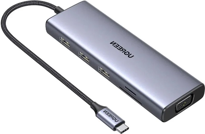 USB-хаб TypeC UGREEN CM498 (15600); 8