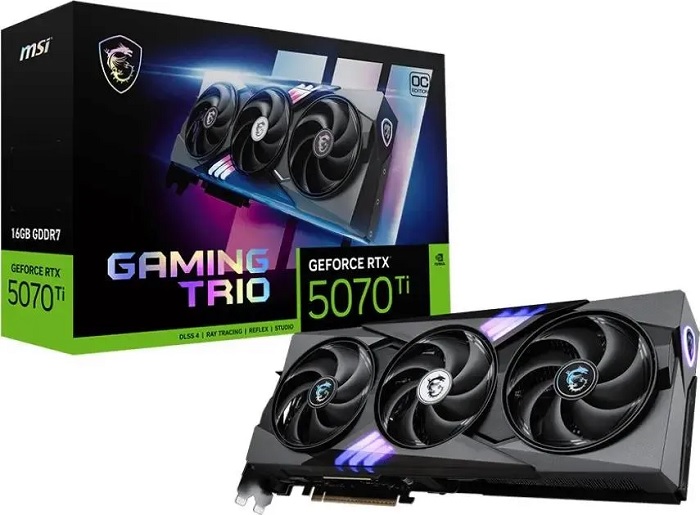 Видеокарта nVidia RTX 5070Ti MSI RTX