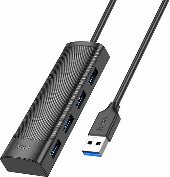 USB-хаб Hoco HB41 (6942007615136); 4 порта;