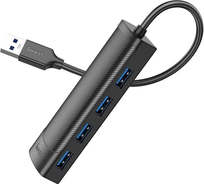 USB-хаб Hoco HB41 (6942007615129); 4 порта;