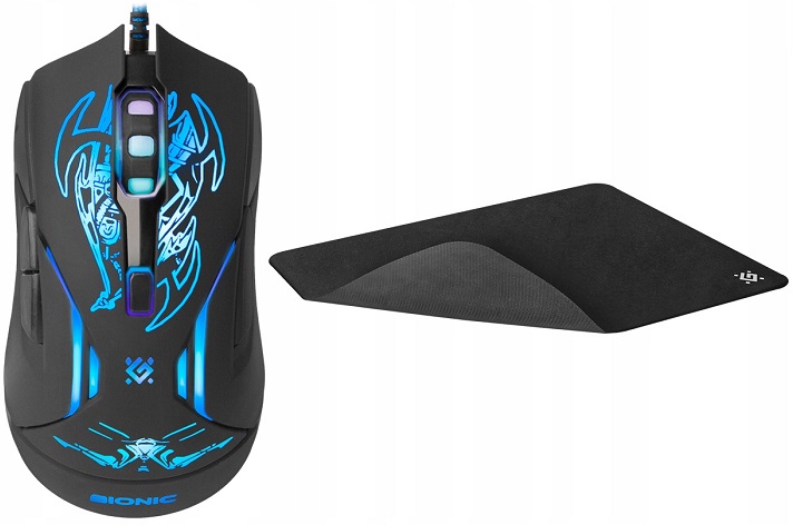 Комплект мышь + коврик Defender Bionic