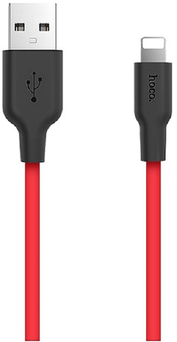 Кабель AM/Lightning Hoco X21 (6957531071372); 2А;