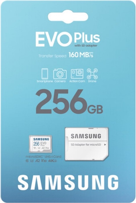 Карта памяти microSDXC 256 ГБ Samsung