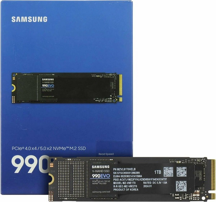 SSD-накопитель M.2 NVMe 1Тб Samsung 990