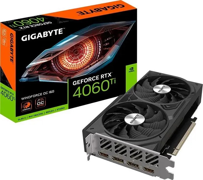 Видеокарта nVidia RTX 4060Ti Gigabyte WINDFORCE