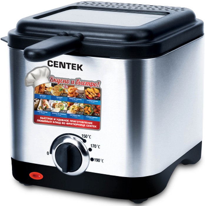 Фритюрница Centek CT-1430; 900 Вт; 1.5