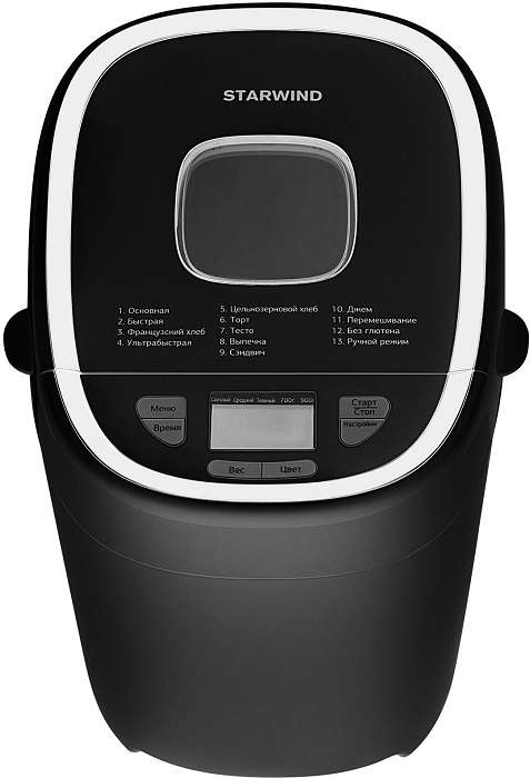 Хлебопечка StarWind SBMP0921; 550 Вт; 13