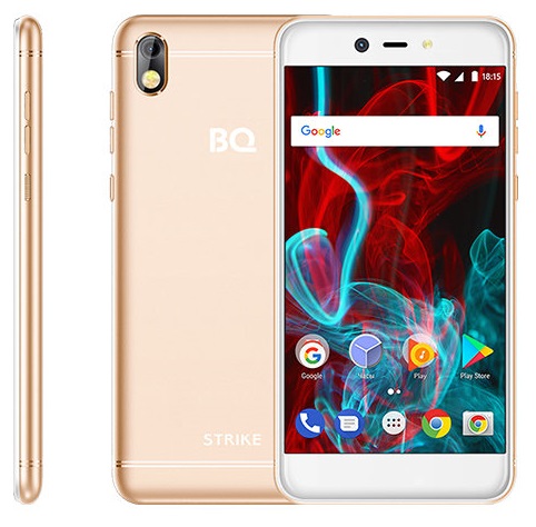 Смартфон BQ Strike 1/8Гб Gold (BQ-5211);
