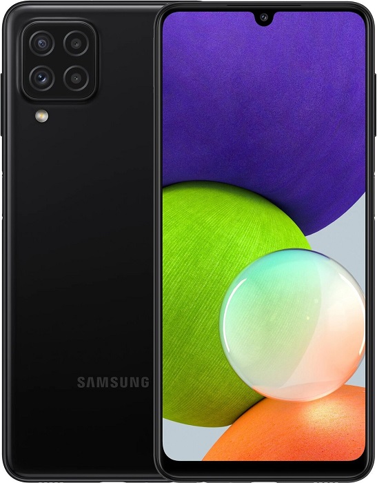 Смартфон Samsung Galaxy A22 4/64Гб Black