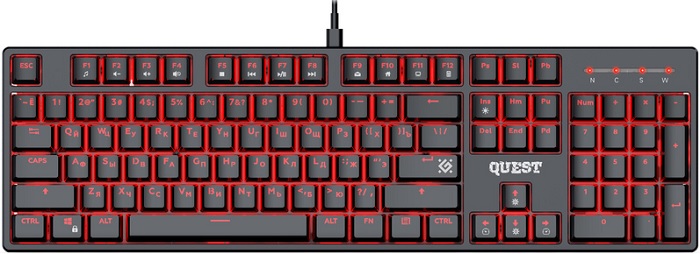 Клавиатура Defender Quest GK-596 RU (45596);