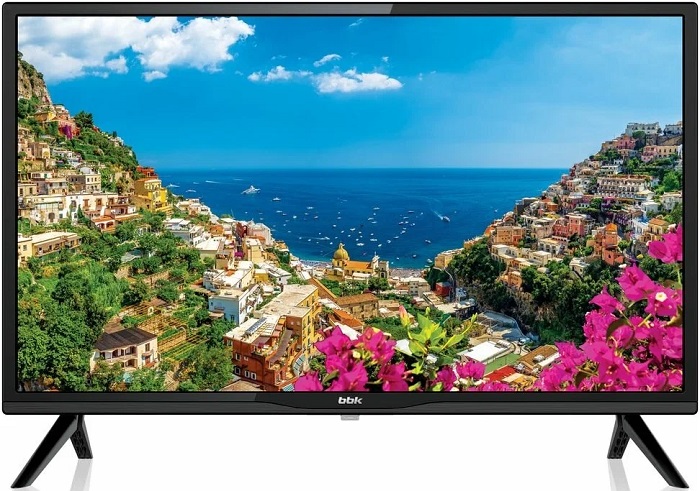Телевизор 24" BBK 24LEM-1070/T2C; LED; 1366x768;